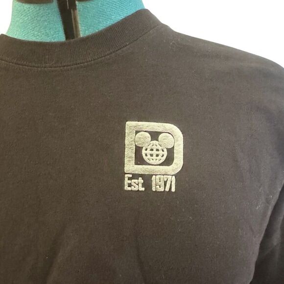 Disney Walt Disney World Spirt Jersey - Size XL Youth, Black/White, Unisex - Picture 3 of 5